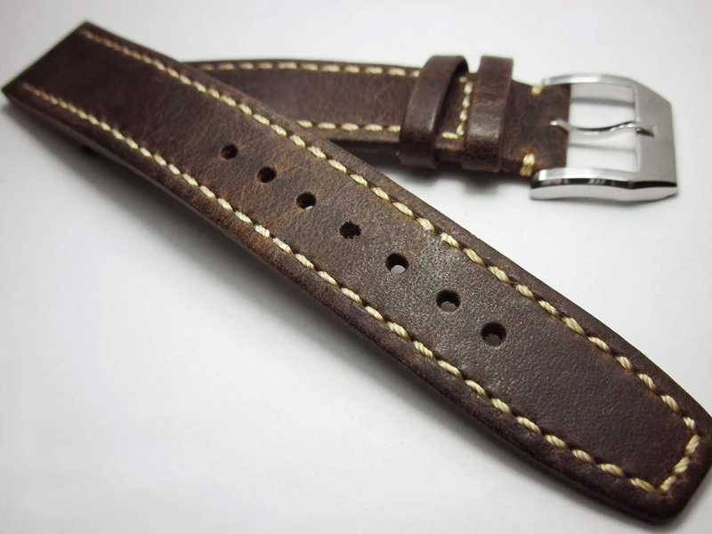 20 21 22mm Retro Crazy Horse Skin Watch Strap Handmade Men's classic Watch Band Genuine Leather personalise Belt Watchbands
20 21 22mm Retro Crazy Horse Skin Watch Strap Handmade Men's classic Watch Band Genuine Leather personalise Belt Watchbands