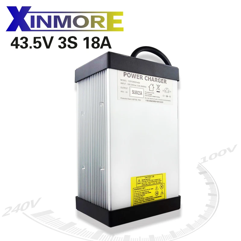 XINMORE 43.5V 18A 17A 16A Lead Acid Batt Charger For 36V E-bike Li-Ion Battery Pack AC-DC Power Supply for Electric Tool
XINMORE 43.5V 18A 17A 16A Lead Acid Batt Charger For 36V E-bike Li-Ion Battery Pack AC-DC Power Supply for Electric Tool