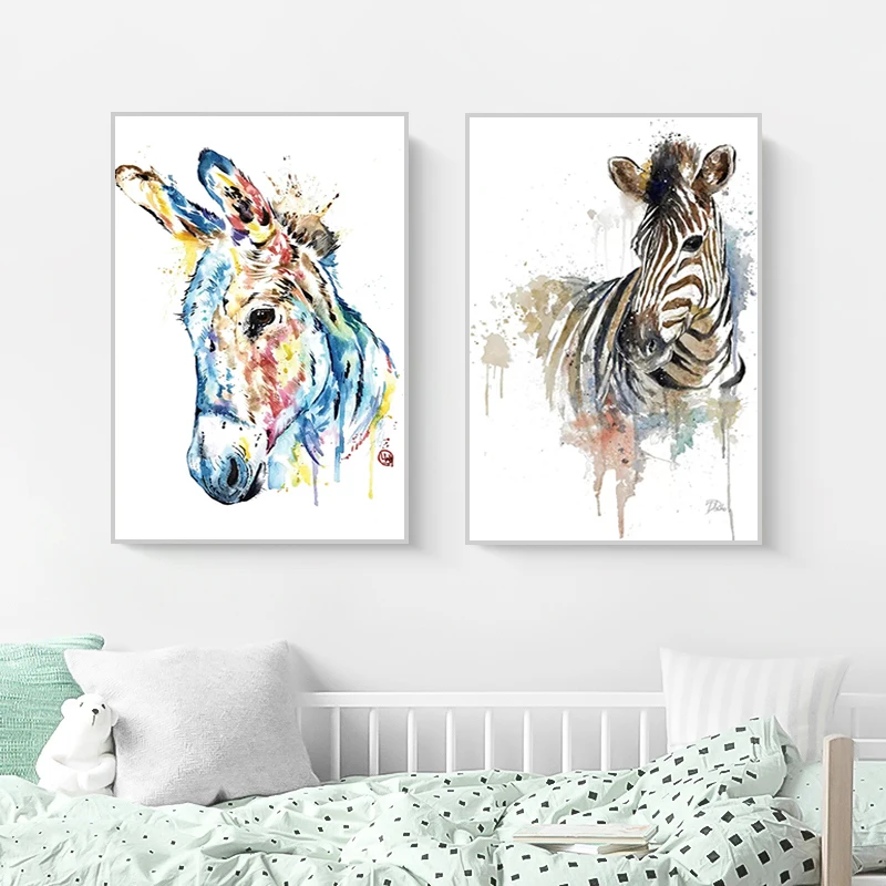 Modern Zebra Horse Canvas Posters and Prints Animal Wall Art Picture Printed Oil Painting for Living Room Decorative Home Decor
Modern Zebra Horse Canvas Posters and Prints Animal Wall Art Picture Printed Oil Painting for Living Room Decorative Home Decor
