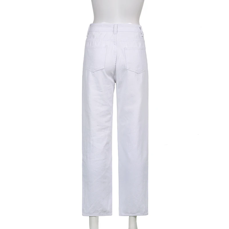 Ripped Casual Jeans Women's Hip-hop High-waist Denim Trousers Ladies Retro Boyfriend Straight-leg Pants Summer Streetwear Women 
Ripped Casual Jeans Women's Hip-hop High-waist Denim Trousers Ladies Retro Boyfriend Straight-leg Pants Summer Streetwear Women
