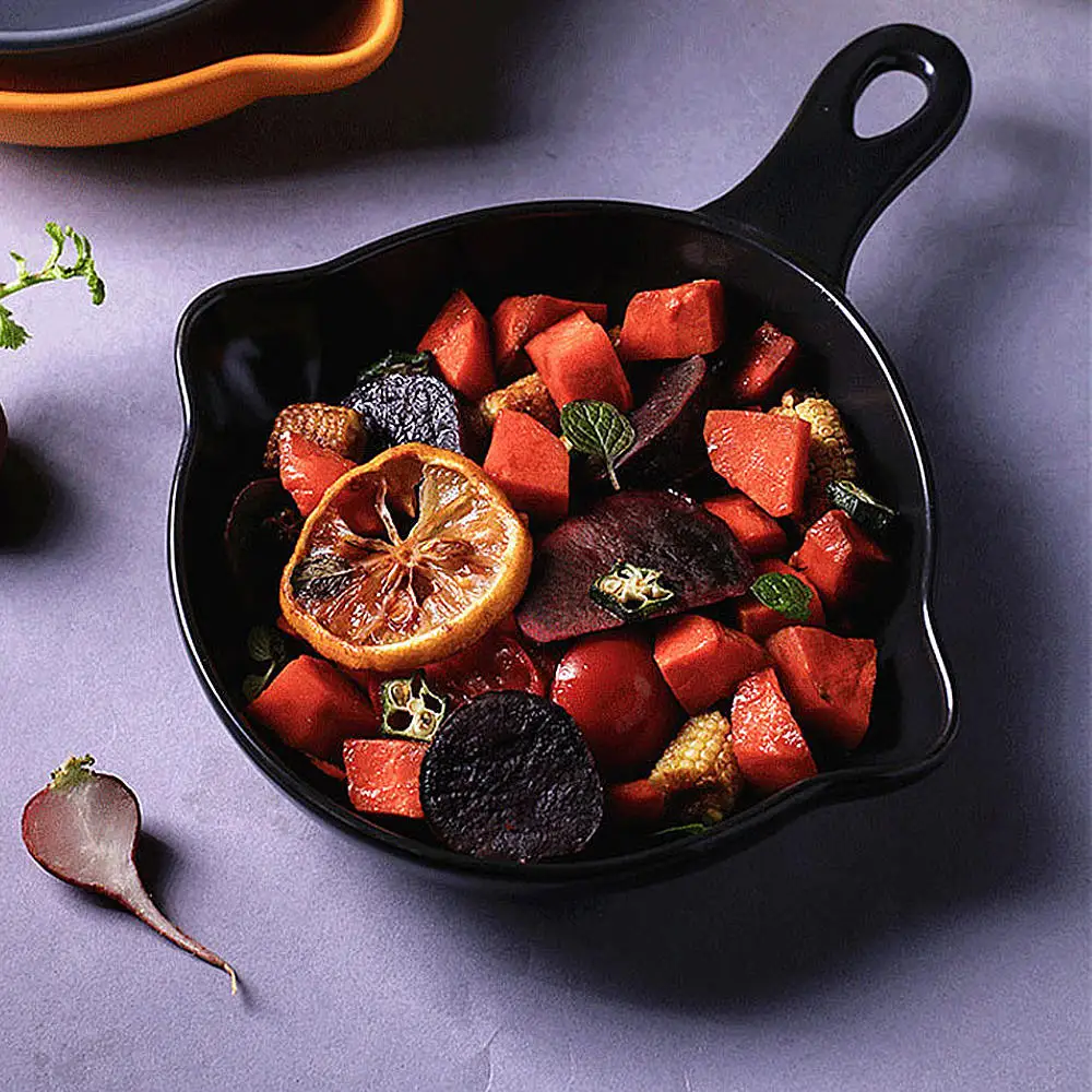 Round Ceramic Plate With Handle Anti-High Temperature Not Hot Kitchen Accessories Dinner Plates
Round Ceramic Plate With Handle Anti-High Temperature Not Hot Kitchen Accessories Dinner Plates