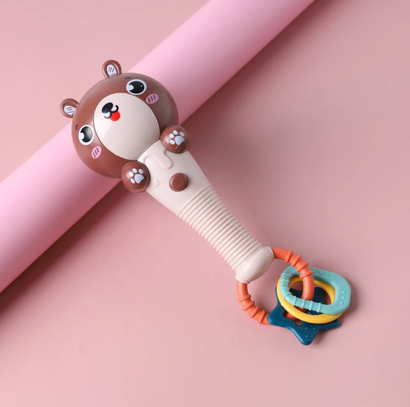 New Arrival Soft Giraffe Animal Handbells Rattles Plush Infant Baby Development Handle Toys Hot Selling WIth Teether Baby Toy
New Arrival Soft Giraffe Animal Handbells Rattles Plush Infant Baby Development Handle Toys Hot Selling WIth Teether Baby Toy
