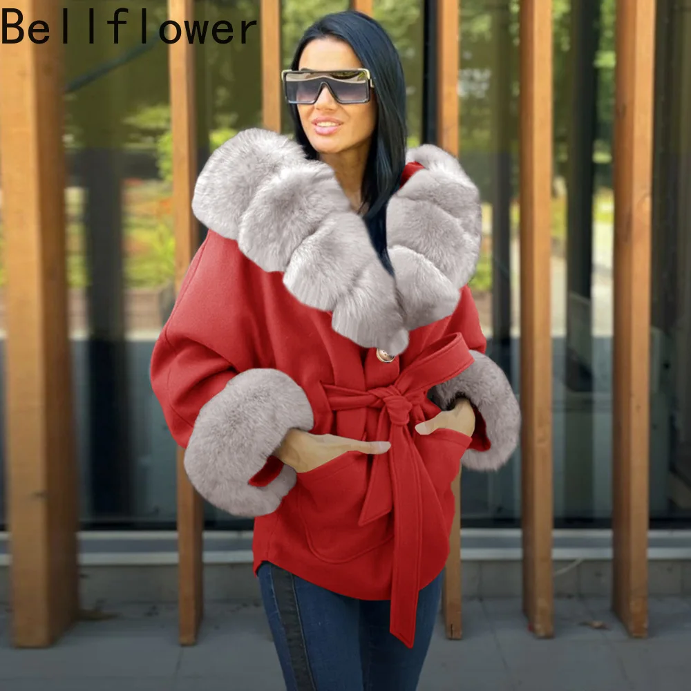 Plus Size Hooded Short Woolen Cloth Korean Coats Women Winter Loose Casual Single Button Bandage Sashes Pockets Slim Coats
Plus Size Hooded Short Woolen Cloth Korean Coats Women Winter Loose Casual Single Button Bandage Sashes Pockets Slim Coats
