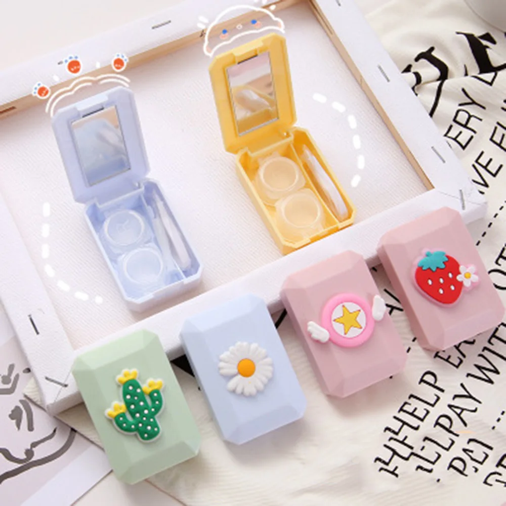2021 Cute Glasses Cosmetic Contact Lenses Box Contact Lens Case For Eyes Travel Kit Holder Container Travel Accessaries Hot Sale
2021 Cute Glasses Cosmetic Contact Lenses Box Contact Lens Case For Eyes Travel Kit Holder Container Travel Accessaries Hot Sale