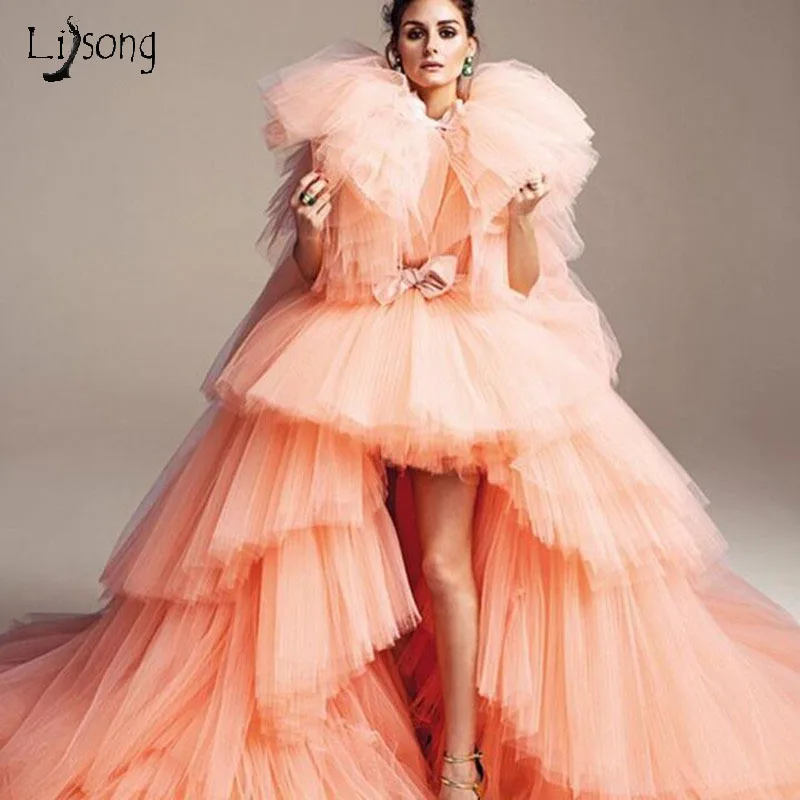 Chic Ruffle Asymmetrical Lush Tutu Evening Party Dresses Trendy High Low Long Prom Gowns Tiered Tulle Party Dresses Abendkleider
Chic Ruffle Asymmetrical Lush Tutu Evening Party Dresses Trendy High Low Long Prom Gowns Tiered Tulle Party Dresses Abendkleider