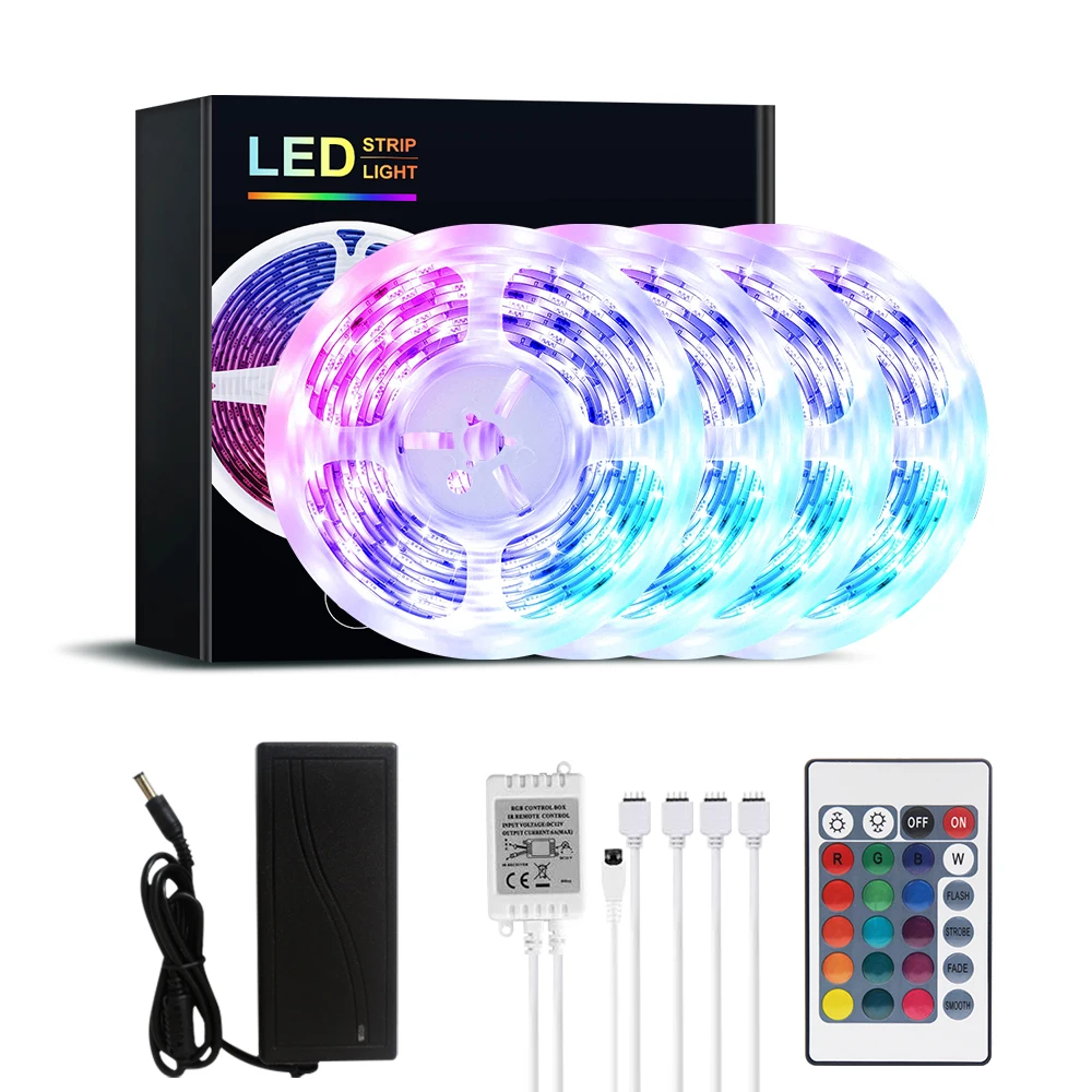 Светодиодная лента с инфракрасным управлением RGB 2835 SMD, светодиодные лампы, фоновая лампа для телевизора, 12 В постоянного тока, гибкая лента, ...
Светодиодная лента с инфракрасным управлением RGB 2835 SMD, светодиодные лампы, фоновая лампа для телевизора, 12 В постоянного тока, гибкая лента, ...