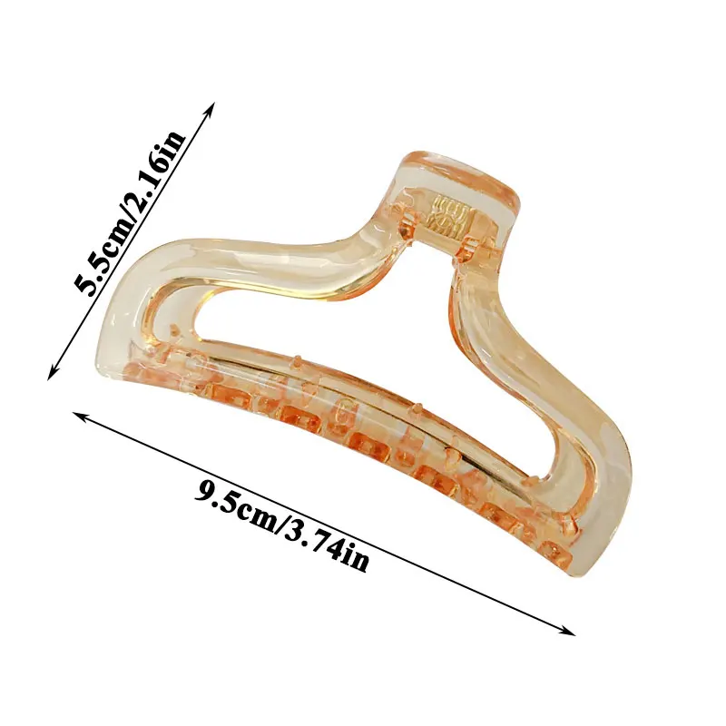 INS Transparent Jelly Color Hair Claws Clip Women Girls Acrylic Hair Clip Ponytail Clip DIY Hair Styling Tool Hair Accessories
INS Transparent Jelly Color Hair Claws Clip Women Girls Acrylic Hair Clip Ponytail Clip DIY Hair Styling Tool Hair Accessories
