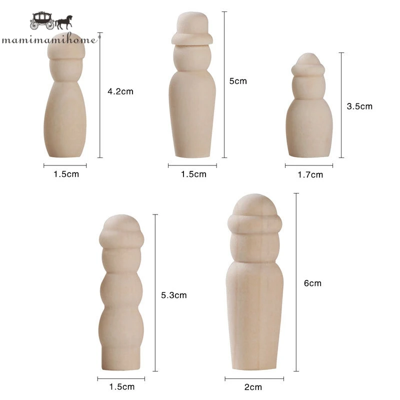 10pc/set Wooden Dolls Family Peg Dolls Kids DIY Handmade Unfinished Wood Peg Dolls with box For Home Decoration Nursery Decor
10pc/set Wooden Dolls Family Peg Dolls Kids DIY Handmade Unfinished Wood Peg Dolls with box For Home Decoration Nursery Decor