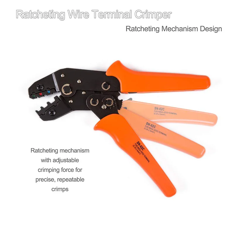 Crimping Pliers, Crimping Tool for Heat Shrink Connectors, Ratcheting Wire Terminal High Precision Wire Crimper, Tool for Insula 
Crimping Pliers, Crimping Tool for Heat Shrink Connectors, Ratcheting Wire Terminal High Precision Wire Crimper, Tool for Insula