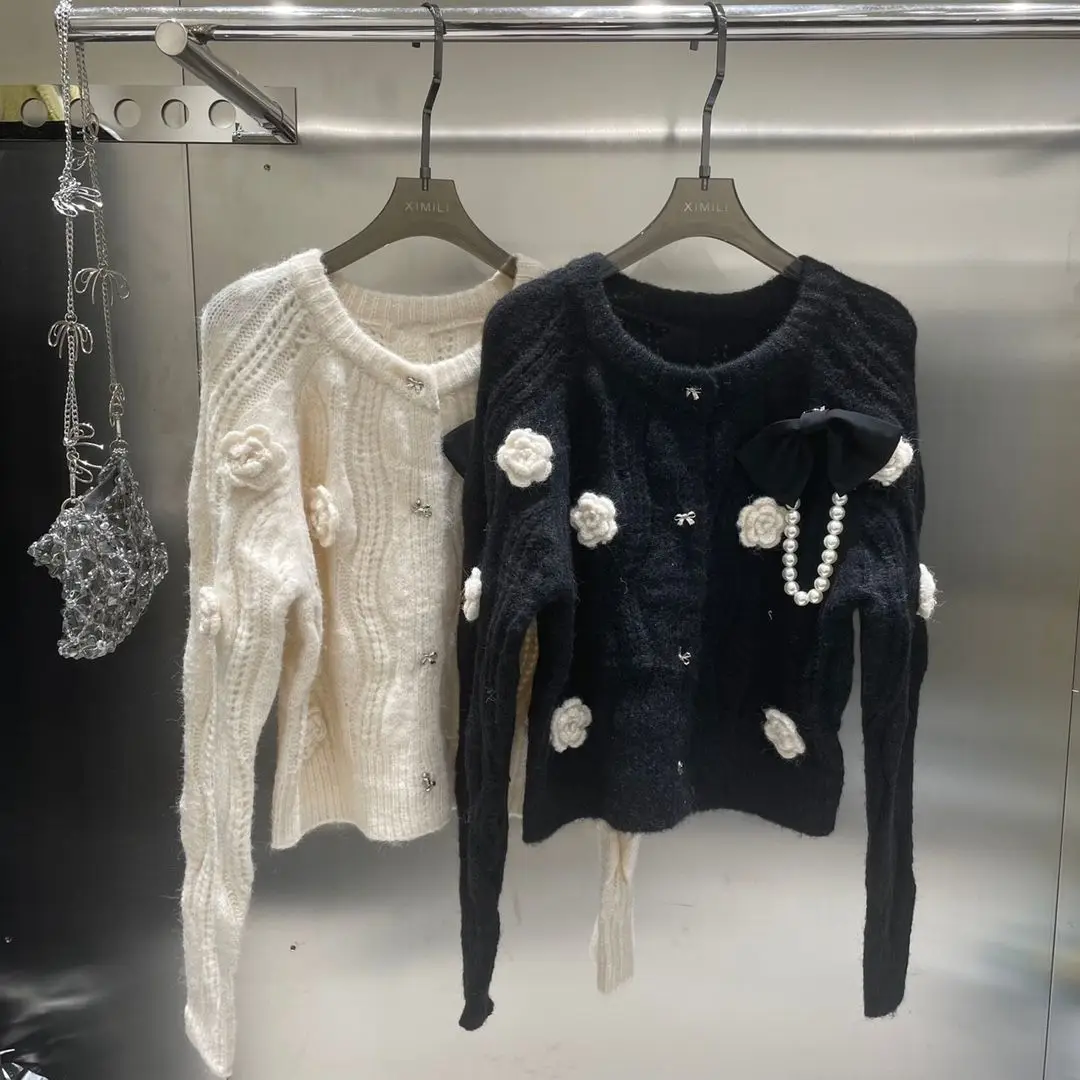 2021 New Arrivals High Quality Three-Dimensional Crocheted Flower Heavy Industry Beads Pearl Fairy Thickening Cardigan Sweater
2021 New Arrivals High Quality Three-Dimensional Crocheted Flower Heavy Industry Beads Pearl Fairy Thickening Cardigan Sweater