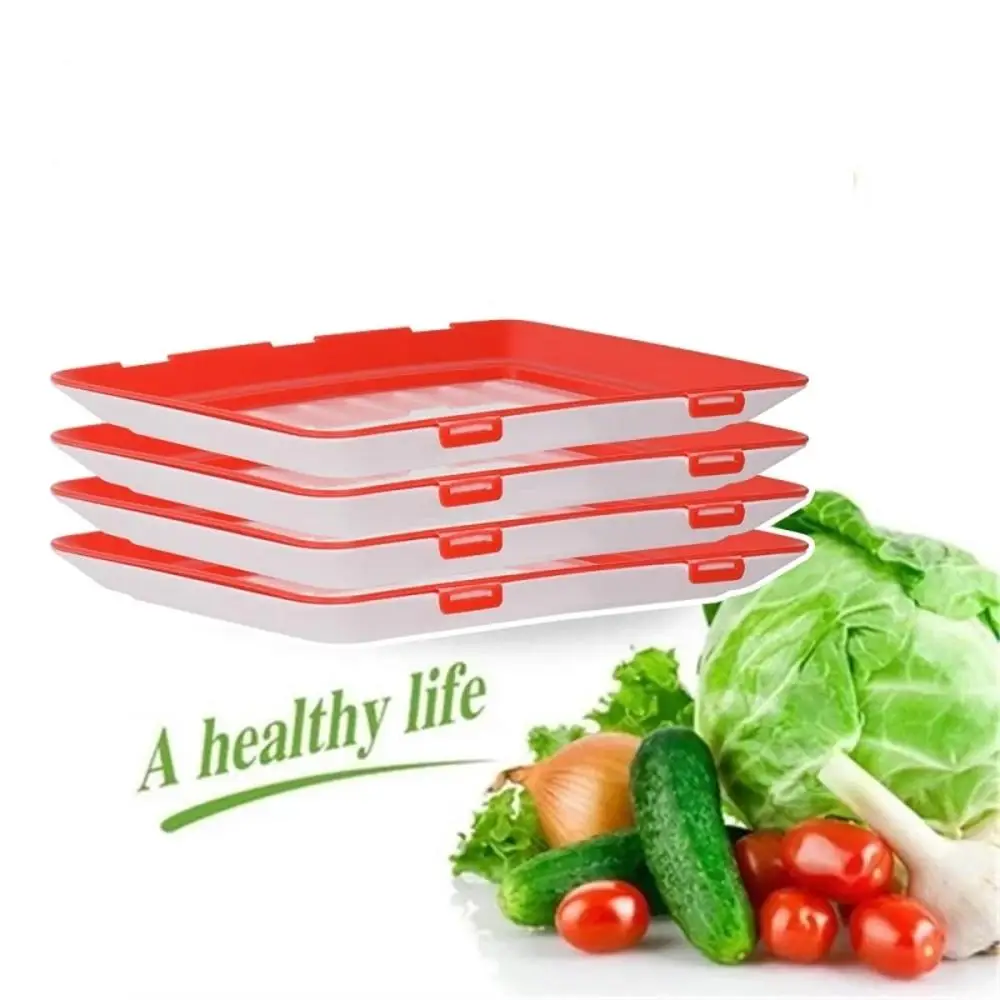 Creative Food Preservation Tray Stackable Keeping Fresh Magic Elastic Lid Healthy Tray Reusable Container Kitchen Tools
Creative Food Preservation Tray Stackable Keeping Fresh Magic Elastic Lid Healthy Tray Reusable Container Kitchen Tools
