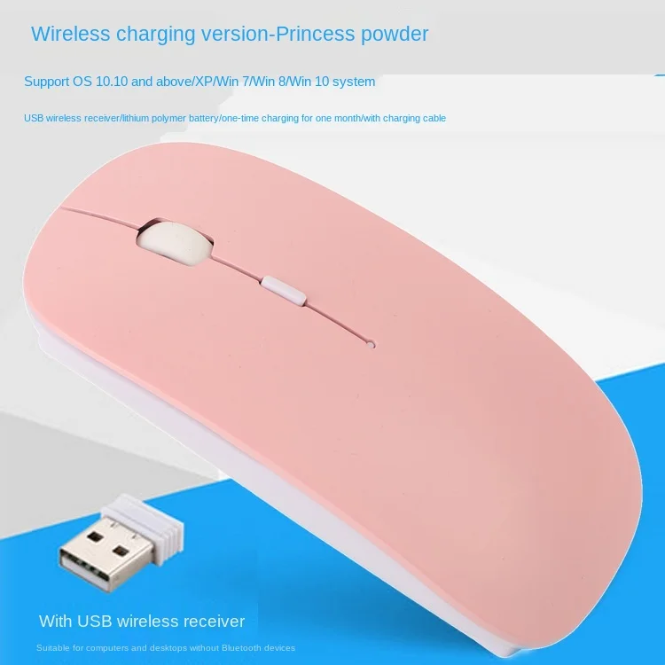 2.4G Ultra-thin Silent Charging Wireless Mouse 3 Buttons Fully Compatible With Low Power Portable 1600DPI Mouse For PC
2.4G Ultra-thin Silent Charging Wireless Mouse 3 Buttons Fully Compatible With Low Power Portable 1600DPI Mouse For PC