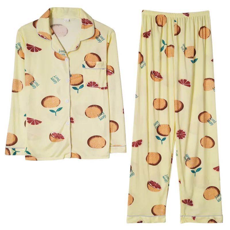 Women Long Sleeve Pajamas Set Spring and Autumn Women's Home Clothes Two Piece Suit Sleeping Wearing Lounge Wear Cotton
Women Long Sleeve Pajamas Set Spring and Autumn Women's Home Clothes Two Piece Suit Sleeping Wearing Lounge Wear Cotton