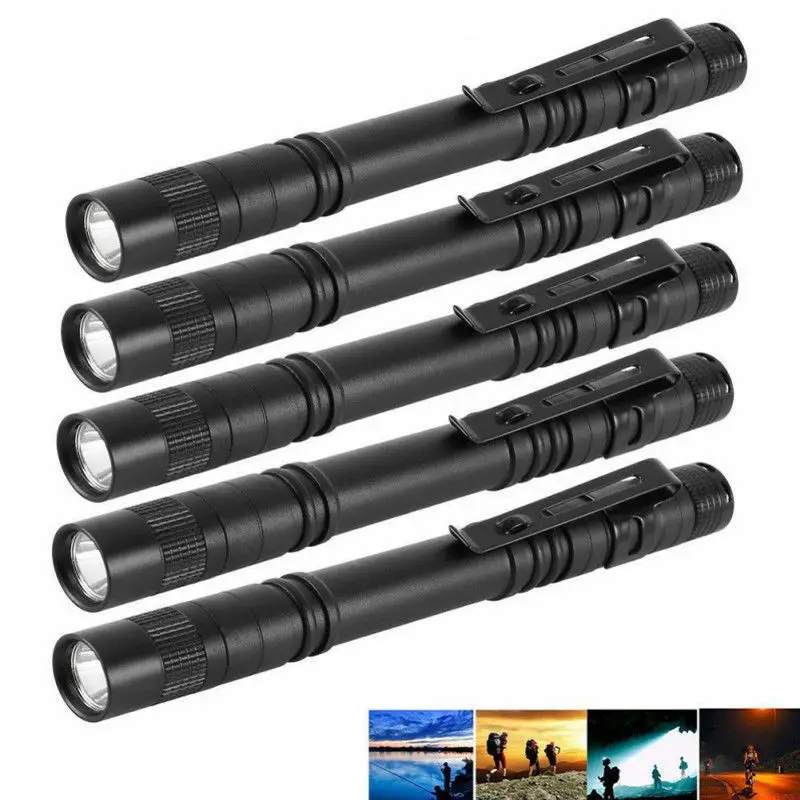 1PCS Cree-XPE-R3 LED Flashlight Clip Mini Light Penlight Portable Pen Torch Lamp Lightweight Practical High Brightness Lights
1PCS Cree-XPE-R3 LED Flashlight Clip Mini Light Penlight Portable Pen Torch Lamp Lightweight Practical High Brightness Lights