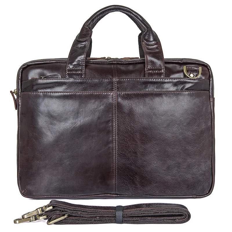 Oil Wax Leather Zipper Men Briefcase Bags Genuine Leather Messenger Bag Men Leather Shoulder Laptop Men Maletines Hombre Cuero
Oil Wax Leather Zipper Men Briefcase Bags Genuine Leather Messenger Bag Men Leather Shoulder Laptop Men Maletines Hombre Cuero