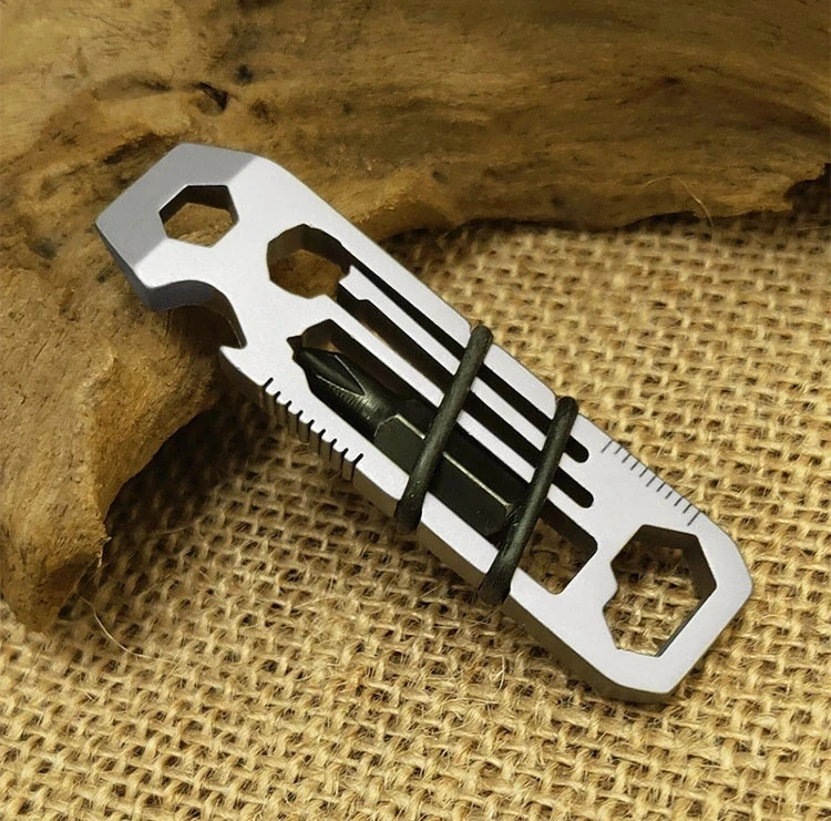 6 in 1 Angle Wrench Outdoor Tools Carabiner Clip Bottle Opener Keychain Ring Climbing Accessories EDC Card Tool
6 in 1 Angle Wrench Outdoor Tools Carabiner Clip Bottle Opener Keychain Ring Climbing Accessories EDC Card Tool