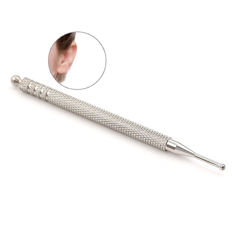 

1Pcs Acupuncture Point Probe Stainless Steel Auricular Point Pen Beauty Ear Reflex Zone Massage Needle Detection Health Care New