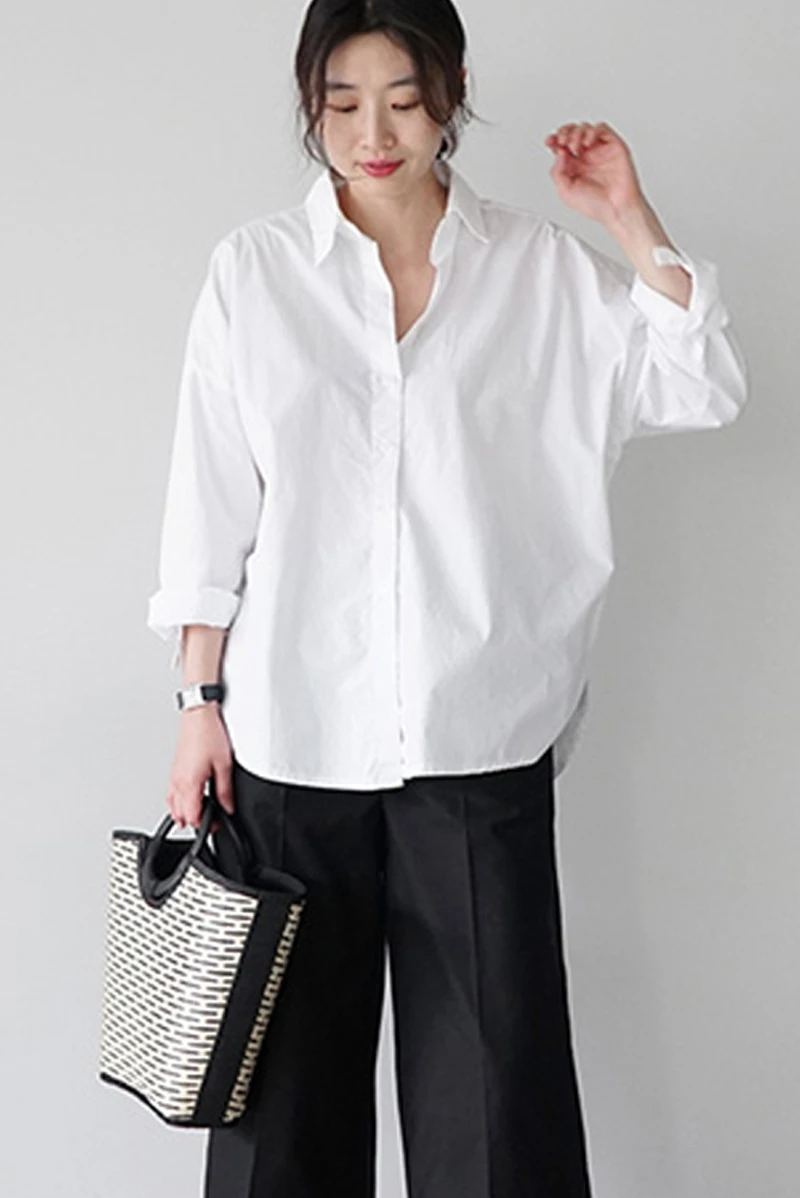 2019 New Fashion Women Shirts Wild Cotton Long Sleeve Casual Blouses and Tops Female Autumn Solid Color Women Clothing
2019 New Fashion Women Shirts Wild Cotton Long Sleeve Casual Blouses and Tops Female Autumn Solid Color Women Clothing