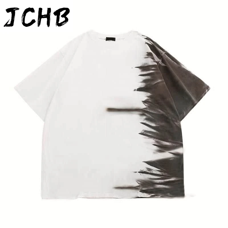 2021 Short-sleeved Oversized Tshirt Men T-shirt Women Trend Korea Loose Dark Funeral Retro Tie-dye Graffiti Tops Goth Punk Cloth
2021 Short-sleeved Oversized Tshirt Men T-shirt Women Trend Korea Loose Dark Funeral Retro Tie-dye Graffiti Tops Goth Punk Cloth