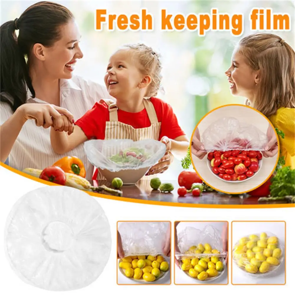 100 Pcs Disposable Fresh Keeping Film Elastic Bowl Covers Household Outdoor Picnic Food Storage Kitchen Tools
100 Pcs Disposable Fresh Keeping Film Elastic Bowl Covers Household Outdoor Picnic Food Storage Kitchen Tools