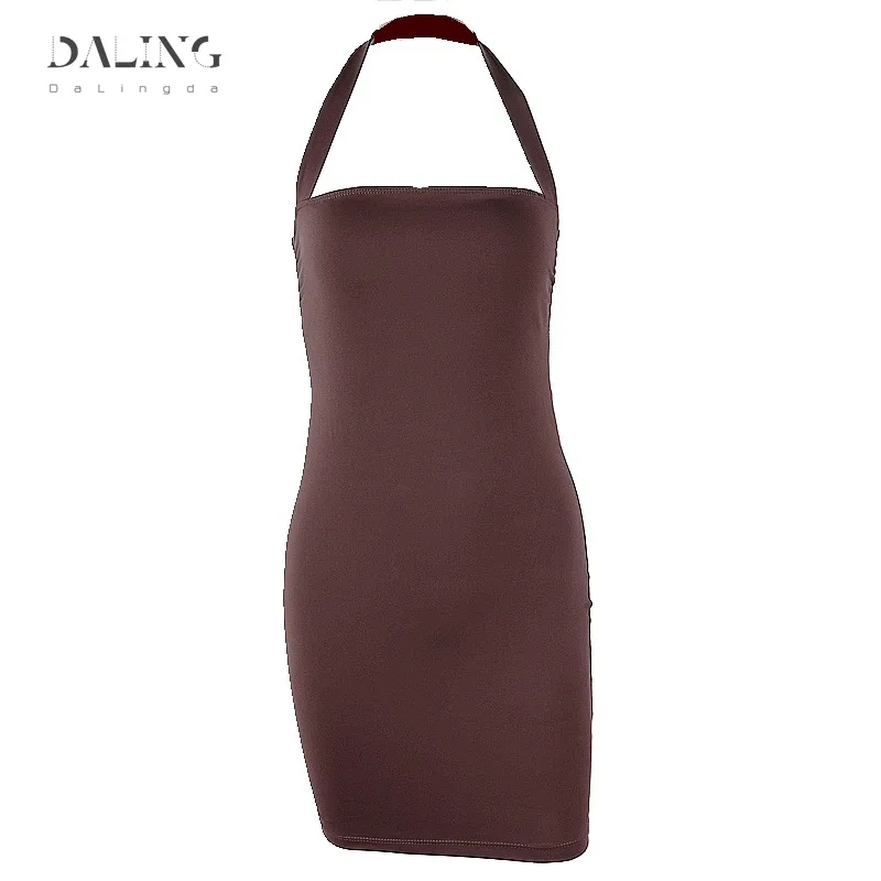 Autumn new products hanging neck slim fit solid color sleeveless Bar Party sexy hot style bottoming dress buttock skirt woman
Autumn new products hanging neck slim fit solid color sleeveless Bar Party sexy hot style bottoming dress buttock skirt woman