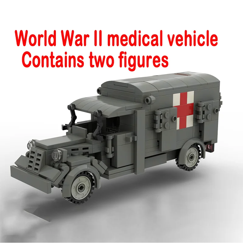 WWII Building Blocks Military Action Figures Soldiers Medical Vehicle Model War Vehicle Weapon Accessories Toy Moc Gifts
WWII Building Blocks Military Action Figures Soldiers Medical Vehicle Model War Vehicle Weapon Accessories Toy Moc Gifts