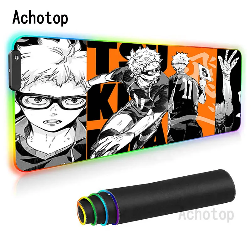 Haikyuu Customized RGB MousePads Computer Laptop Anime Mouse Mat Free Shipping Large Mouse Pad Lock pad Keyboard backlight pad
Haikyuu Customized RGB MousePads Computer Laptop Anime Mouse Mat Free Shipping Large Mouse Pad Lock pad Keyboard backlight pad