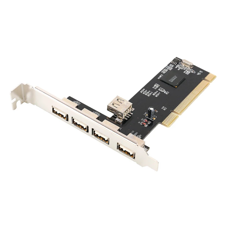 PCI to USB Expansion Card PCI to USB2.0 Expansion Card 4 Ports Five Ports Can Be Used At the Same Time
PCI to USB Expansion Card PCI to USB2.0 Expansion Card 4 Ports Five Ports Can Be Used At the Same Time