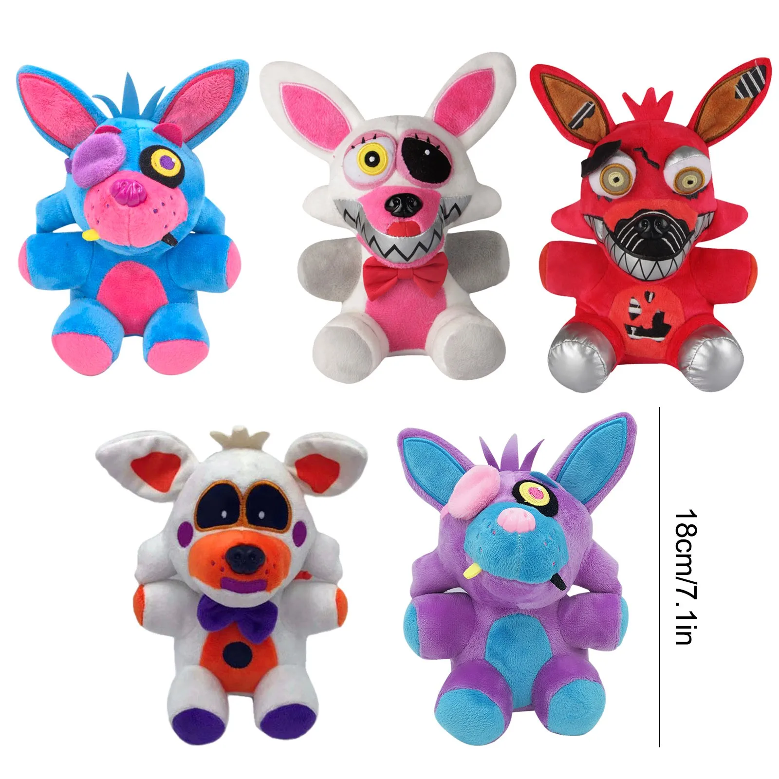 Plush Toys Teddy Bear Dolls Teddy Bear's Five Night Harem Doll Anti-stress Game Stress Relief Relax Toy Reliever Gifts wholesale
Plush Toys Teddy Bear Dolls Teddy Bear's Five Night Harem Doll Anti-stress Game Stress Relief Relax Toy Reliever Gifts wholesale