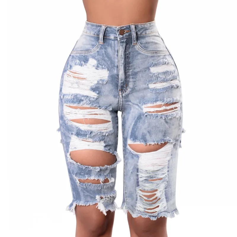 Denim Shorts Women 5XL Plus Size Ripped Hole Hollow Out With Pockets Jeans 2021 Summer Streetwear High Waist Jeans Short Female
Denim Shorts Women 5XL Plus Size Ripped Hole Hollow Out With Pockets Jeans 2021 Summer Streetwear High Waist Jeans Short Female