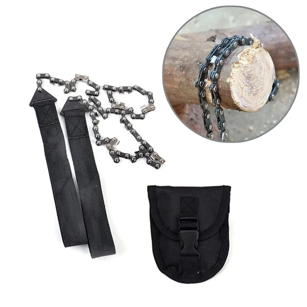 11/33 Tooth Outdoor Garden Tools 24inch Portable Survival Hand Chain Saw Zipper/Wire Saw Handheld Chains Saw Wood Cutting Tool
11/33 Tooth Outdoor Garden Tools 24inch Portable Survival Hand Chain Saw Zipper/Wire Saw Handheld Chains Saw Wood Cutting Tool