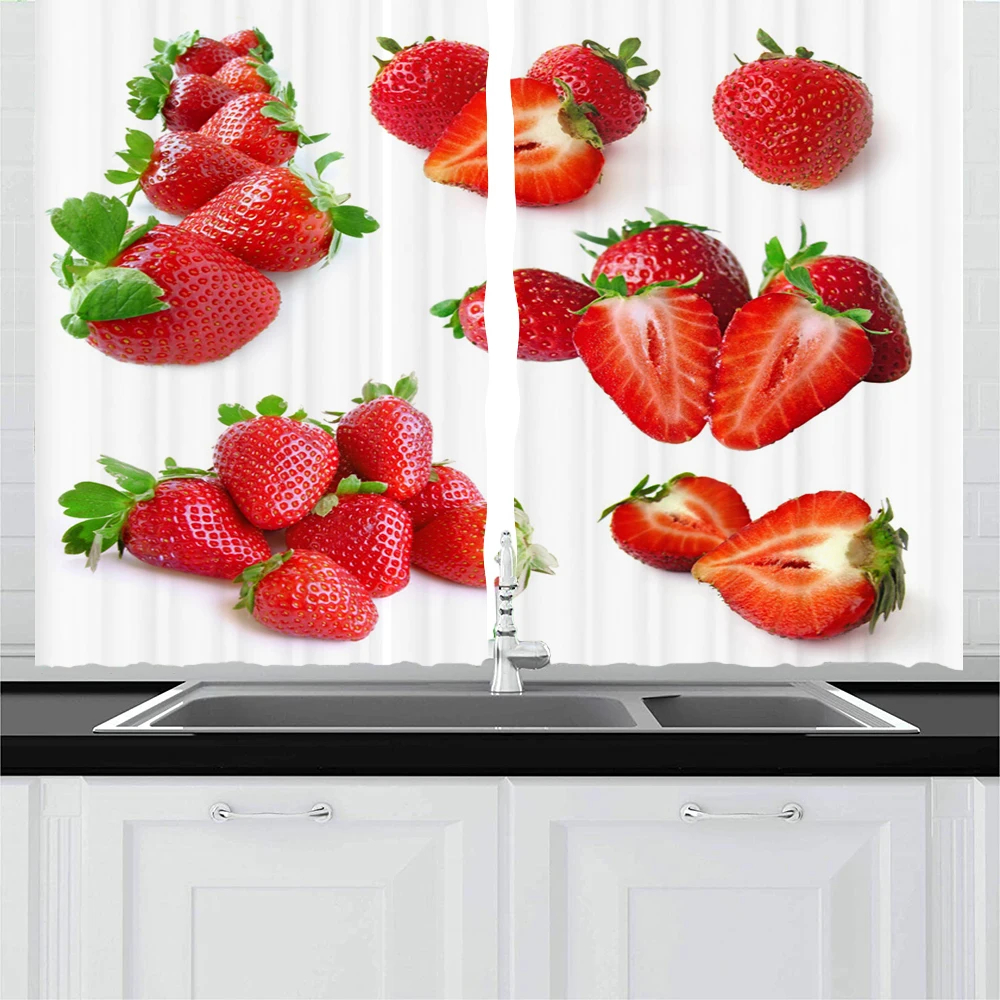 Strawberry Lemon Yellow Peach Kitchen Curtains Fruit Bathroom Curtains Room Home Decor Curtain Window Blackout Short Curtains
Strawberry Lemon Yellow Peach Kitchen Curtains Fruit Bathroom Curtains Room Home Decor Curtain Window Blackout Short Curtains