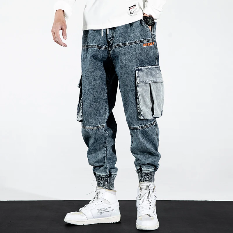 Fashion Streetwear Men Jeans High Quality Retro Blue Casual Denim Cargo Pants Hip Hop Joggers Designer Wide Leg Harem Trousers
Fashion Streetwear Men Jeans High Quality Retro Blue Casual Denim Cargo Pants Hip Hop Joggers Designer Wide Leg Harem Trousers