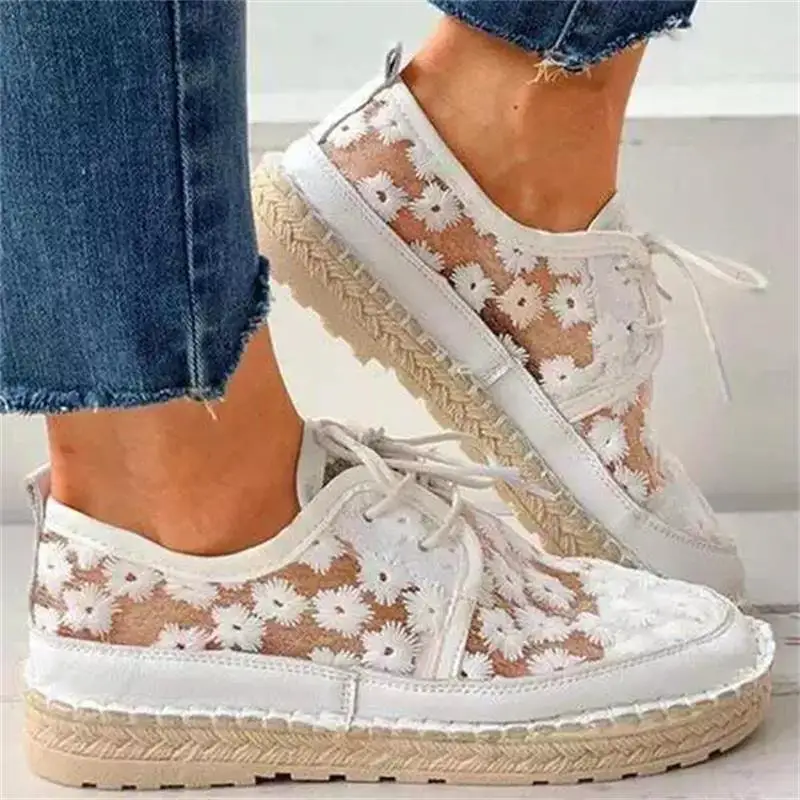 Women's Shoes Ladies Fashion Sweet Lace Flower Lace Stitching Pu Shoes Female Round Toe Flat Heel Platform Comfort Casual Shoes
Women's Shoes Ladies Fashion Sweet Lace Flower Lace Stitching Pu Shoes Female Round Toe Flat Heel Platform Comfort Casual Shoes