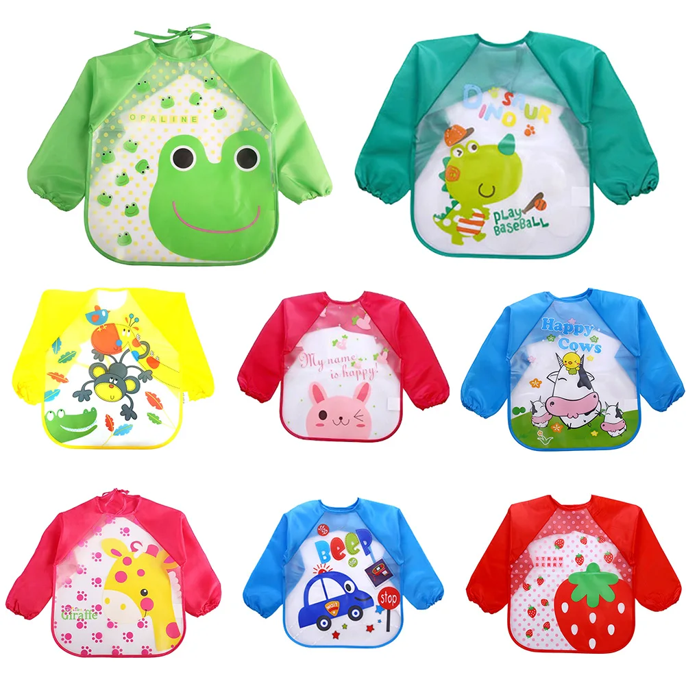 Feeding Baby Bibs Waterproof Long Sleeve Cute Cartoon Animal Bibs Back Tie Baby Feeding Cloths for Boys Girls Toddlers 2-5yrs
Feeding Baby Bibs Waterproof Long Sleeve Cute Cartoon Animal Bibs Back Tie Baby Feeding Cloths for Boys Girls Toddlers 2-5yrs