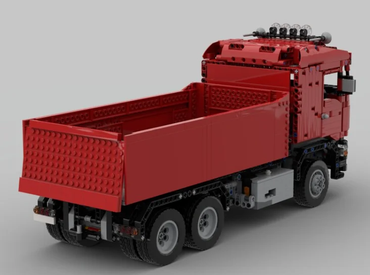 2021 Reinforced concrete Scania dump truck technology building block DIY assembly construction educational toy model moc-38781 
2021 Reinforced concrete Scania dump truck technology building block DIY assembly construction educational toy model moc-38781