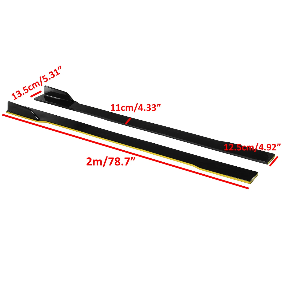 2M/78.7'' Car Side Skirt Extension Spoiler Lip Side Skirts For Ford For Mustang For Focus RS ST For Fiesta For Mondeo All Models
2M/78.7'' Car Side Skirt Extension Spoiler Lip Side Skirts For Ford For Mustang For Focus RS ST For Fiesta For Mondeo All Models