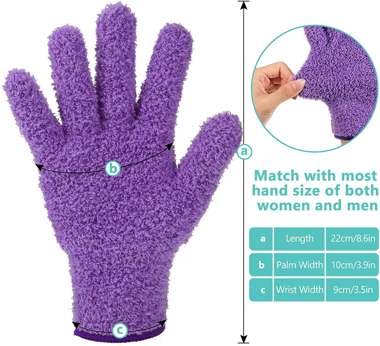 Microfiber Dusting Gloves Nooks Cleaning Gloves Cranny Dusting Gloves for Kitchen House Cleaning Cars Trucks Dusting Cleaning
Microfiber Dusting Gloves Nooks Cleaning Gloves Cranny Dusting Gloves for Kitchen House Cleaning Cars Trucks Dusting Cleaning