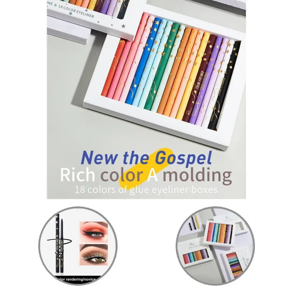 Waterproof 1 Set Safe Gel Eye Liner Pencil Cosmetic Eyeliner Stick Not Blooming Birthday Gift
Waterproof 1 Set Safe Gel Eye Liner Pencil Cosmetic Eyeliner Stick Not Blooming Birthday Gift