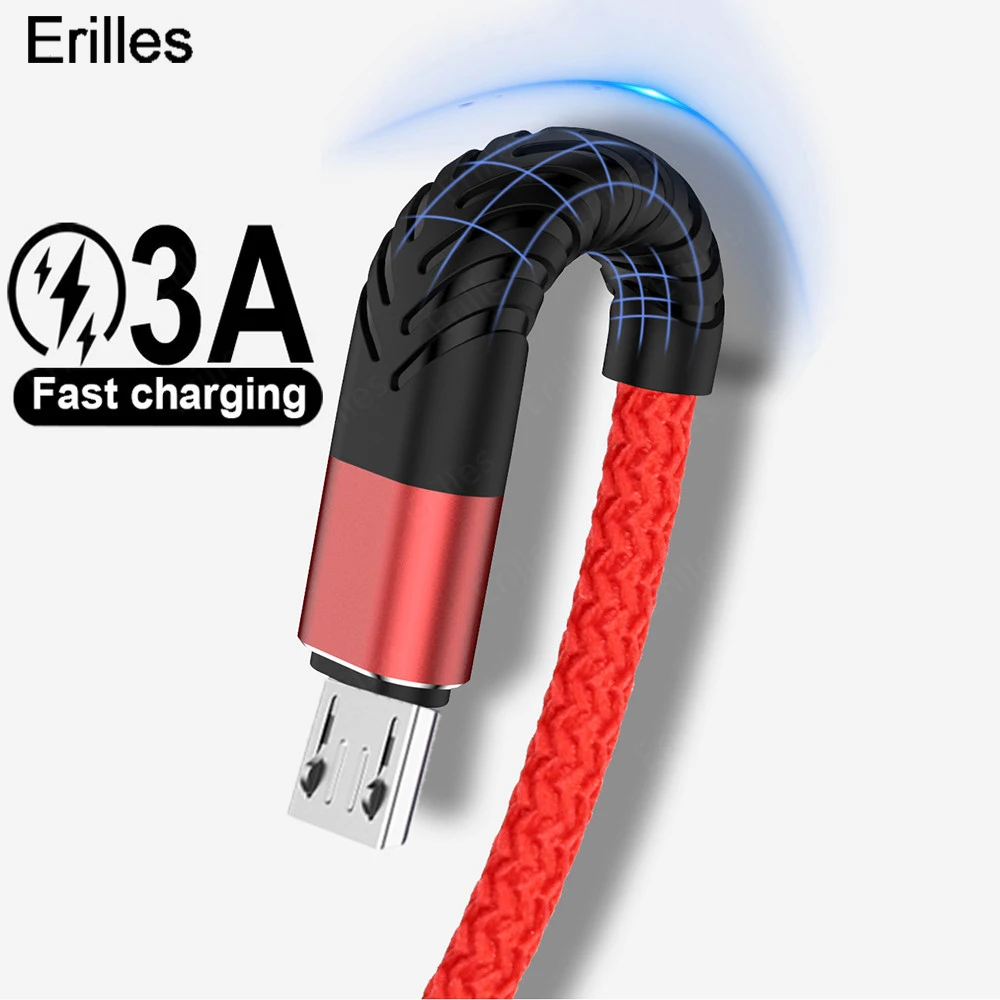 Кабель micro usb для SAMSUNG Xiaomi Huawei oneplus Android 3 А | Мобильные телефоны и аксессуары