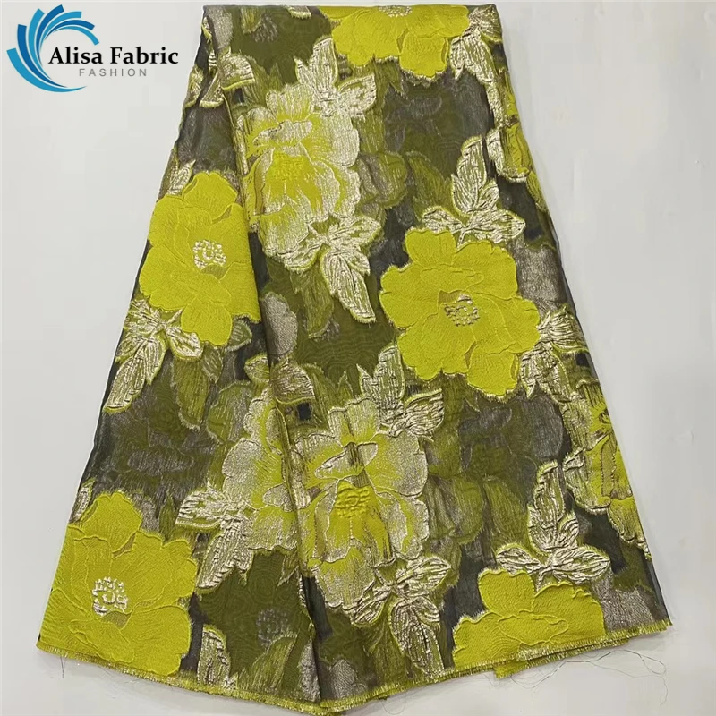 African Jacquard Lace Fabric 5 Yards Latest High Quality Nigerian Organza Lace Embroidery Guipure Lace For Party Prom Dress
African Jacquard Lace Fabric 5 Yards Latest High Quality Nigerian Organza Lace Embroidery Guipure Lace For Party Prom Dress