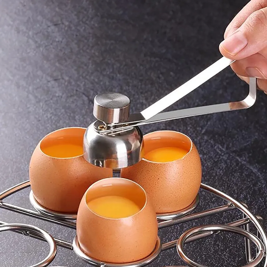 Stainless Steel Egg Scissors Topper Cutter Shell Opener Boiled Raw Open Scissors Tool Creative Silver Kitchen Accessories Set
Stainless Steel Egg Scissors Topper Cutter Shell Opener Boiled Raw Open Scissors Tool Creative Silver Kitchen Accessories Set