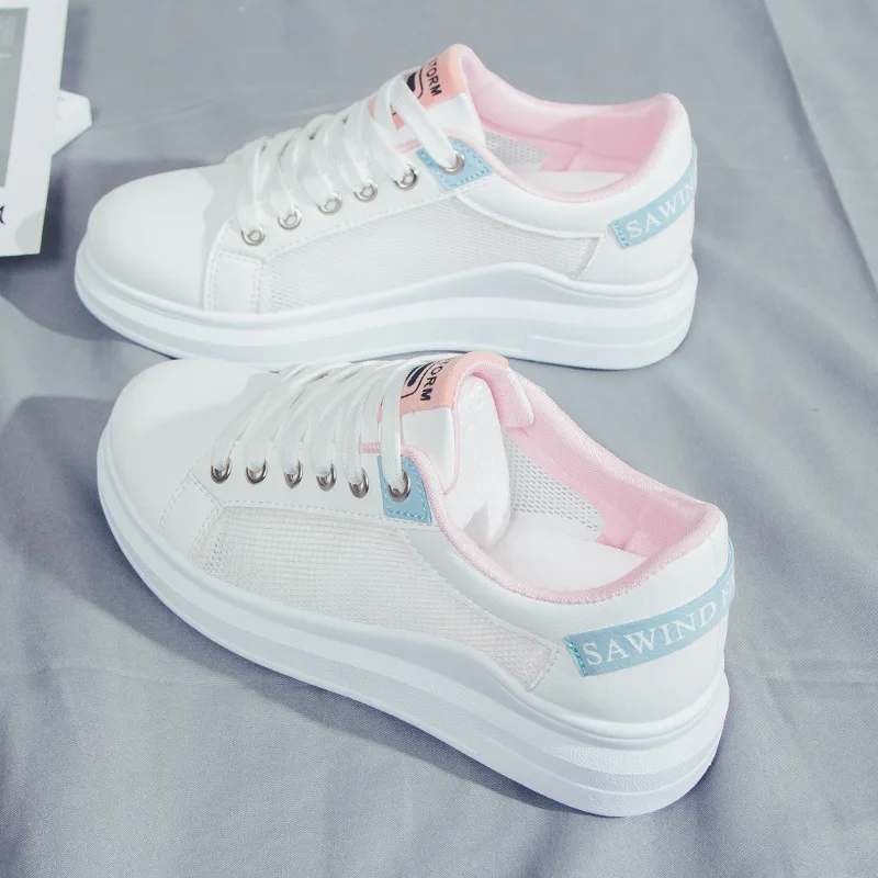 2022 Autumn new Korean version of all-match student white shoes, breathable mesh thick-soled casual low-top sneakers
2022 Autumn new Korean version of all-match student white shoes, breathable mesh thick-soled casual low-top sneakers