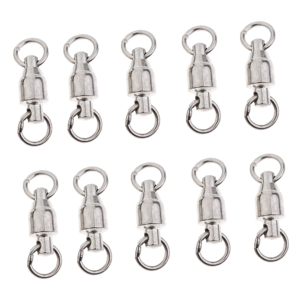 20pcs High Strength Ball Bearing Swivels Fishing Swivel Snaps Connector 5#6# Abrasion resistant, anti-corrosion
20pcs High Strength Ball Bearing Swivels Fishing Swivel Snaps Connector 5#6# Abrasion resistant, anti-corrosion