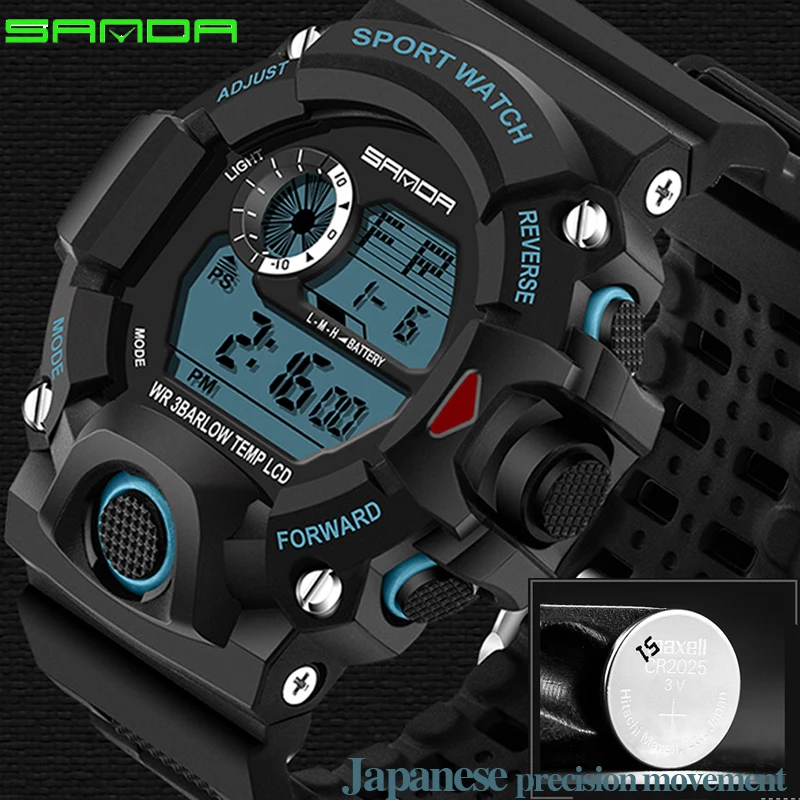 Fashion Sand Top Brand Men Sports Watch S-shock Military Wristwatches Dive Men's Sport Led Digital Waterproof Relogio Masculino
Fashion Sand Top Brand Men Sports Watch S-shock Military Wristwatches Dive Men's Sport Led Digital Waterproof Relogio Masculino