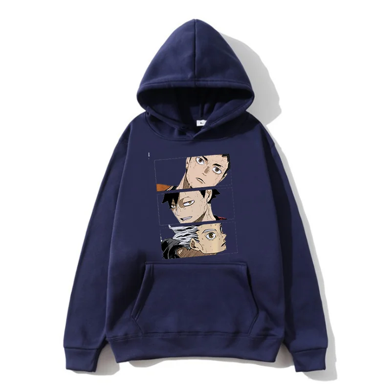 Japanese hot-blooded anime Haikyuu Top Hoodie Men's Trendy Streetwear Cartoon Sweatshirt Unisex Fun Costume
Japanese hot-blooded anime Haikyuu Top Hoodie Men's Trendy Streetwear Cartoon Sweatshirt Unisex Fun Costume