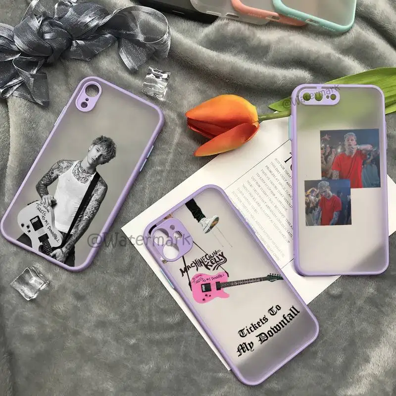 MGK Machine Gun Kelly Rapper Phone Case For IPhone 7 8 Plus Xr X Xs 11 12 Pro Max Purple Matte Translucent Cover
MGK Machine Gun Kelly Rapper Phone Case For IPhone 7 8 Plus Xr X Xs 11 12 Pro Max Purple Matte Translucent Cover