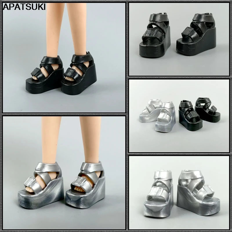Fashion Wedge Platform Heel Shoes for Barbie Doll Summer Sandals for Blythe Dolls Accessories Kids Toys 1/6 DIY
Fashion Wedge Platform Heel Shoes for Barbie Doll Summer Sandals for Blythe Dolls Accessories Kids Toys 1/6 DIY