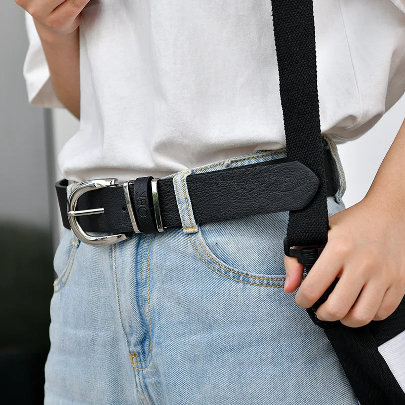 Women's Genuine Leather Fashion Retro Belt High Quality Luxury Brand Ladies Metal Double Buckle New Belt with Jeans
Women's Genuine Leather Fashion Retro Belt High Quality Luxury Brand Ladies Metal Double Buckle New Belt with Jeans