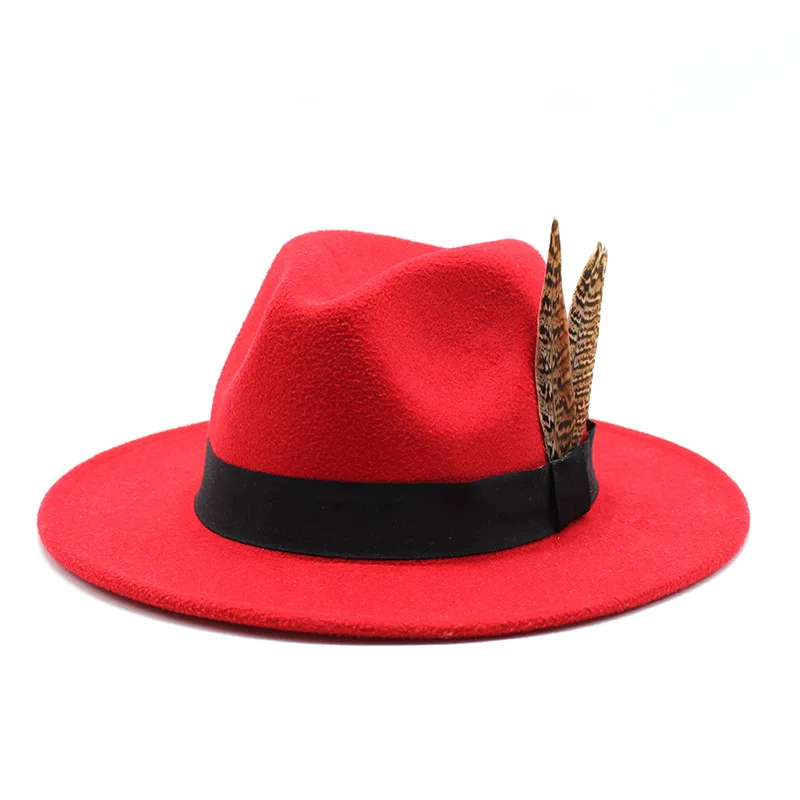 oZyc Winter Fedoras Hat Men Felt Classic Jazz Hats Floppy Women Casual Fedora Panama Cap for White Party 59-61CM
oZyc Winter Fedoras Hat Men Felt Classic Jazz Hats Floppy Women Casual Fedora Panama Cap for White Party 59-61CM